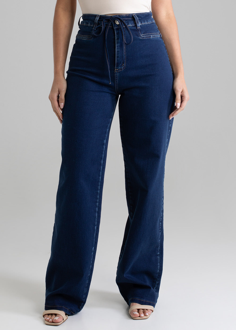 Calça Jeans Sawary Wide Leg - 279087 AZUL