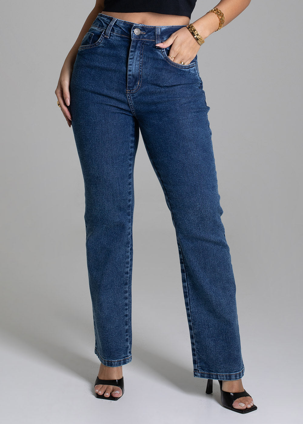 Calça Jeans Sawary Reta - 279150 AZUL