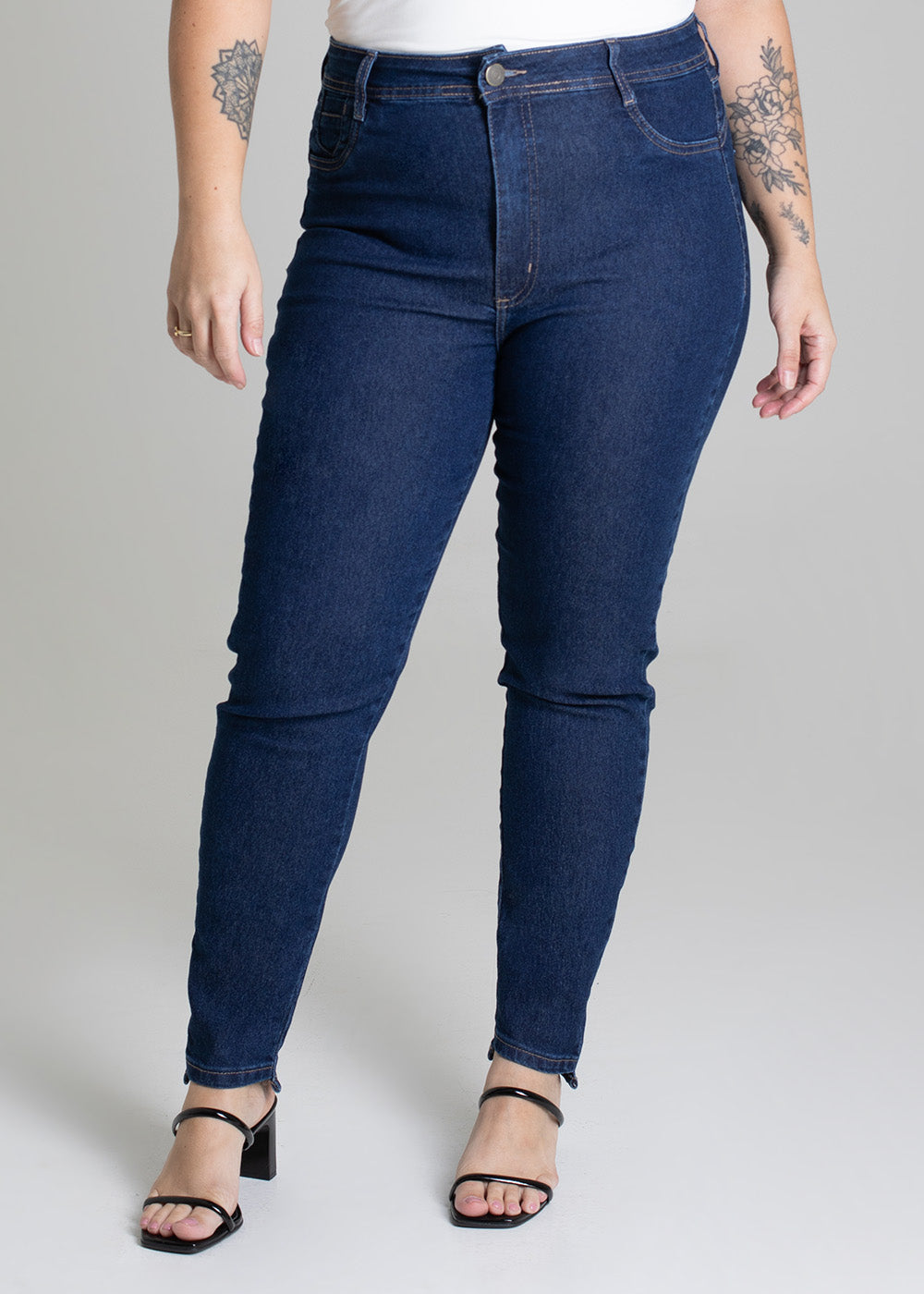 Calça Jeans Sawary Plus Size - 279231 AZUL