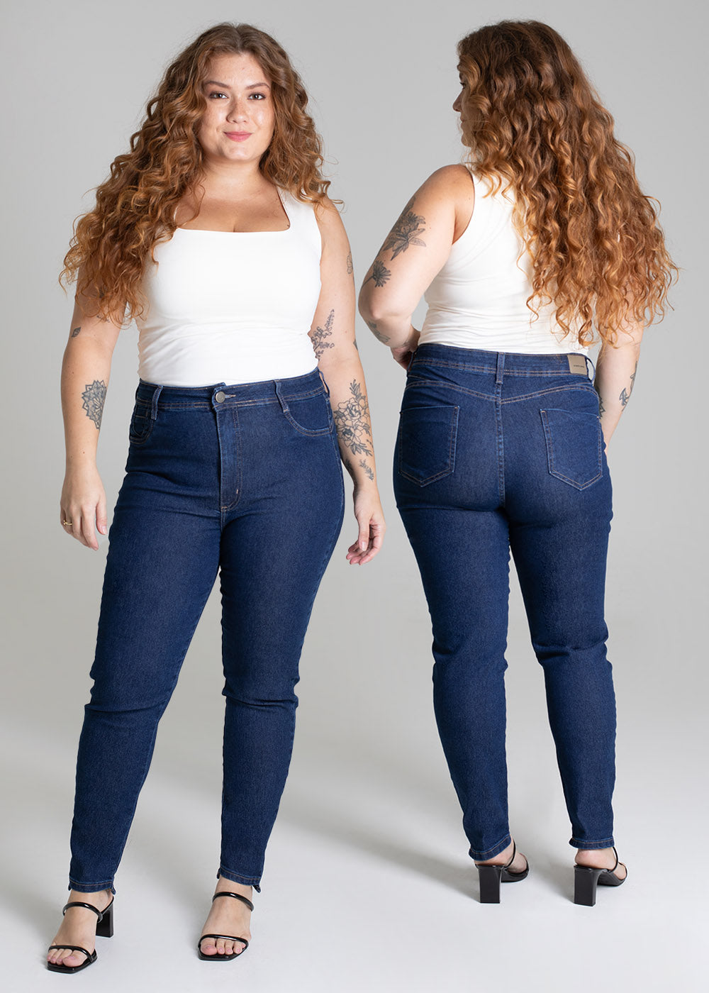 Calça Jeans Sawary Plus Size - 279231 AZUL