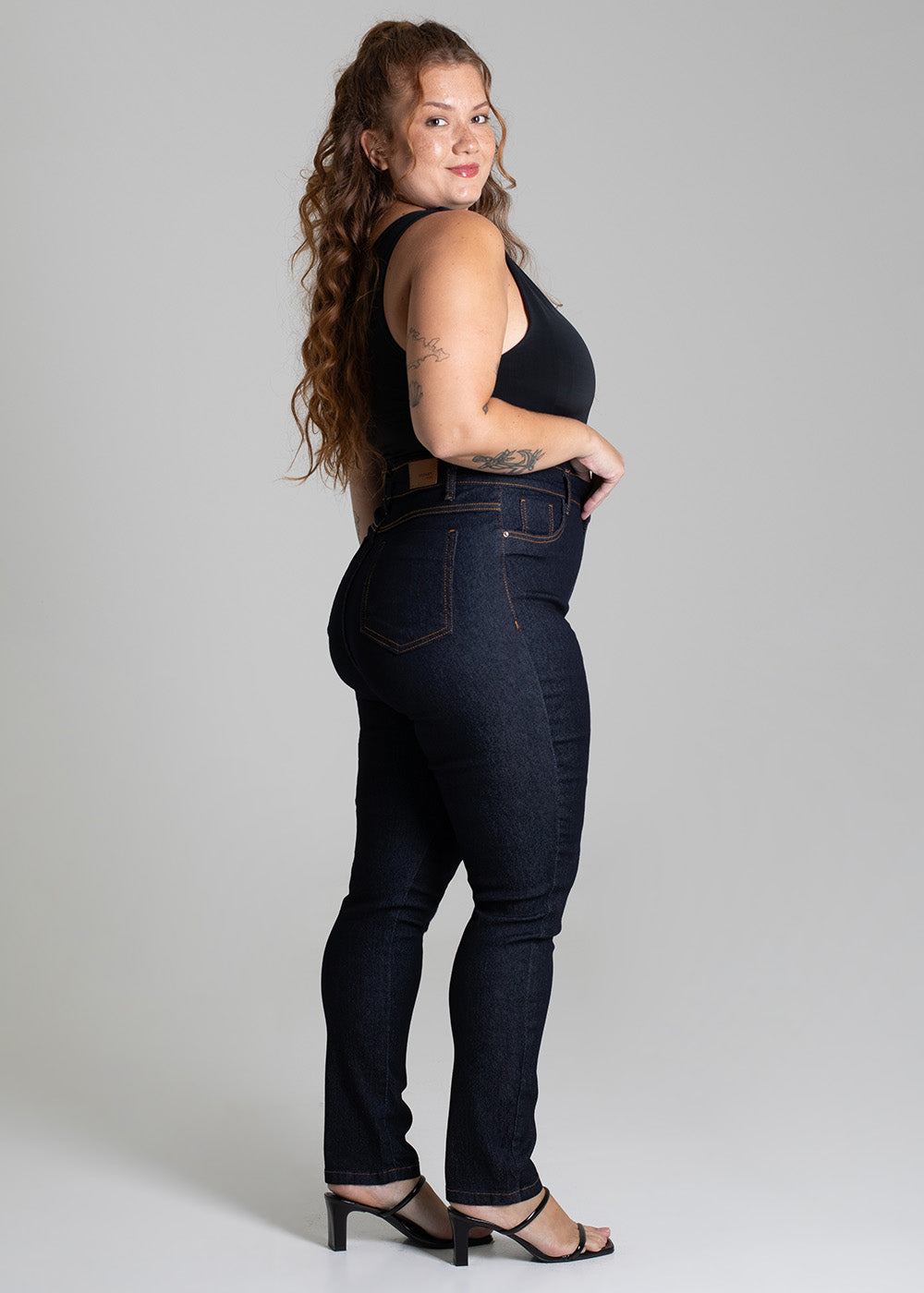 Calça Jeans Sawary Plus Size - 279440 AZUL