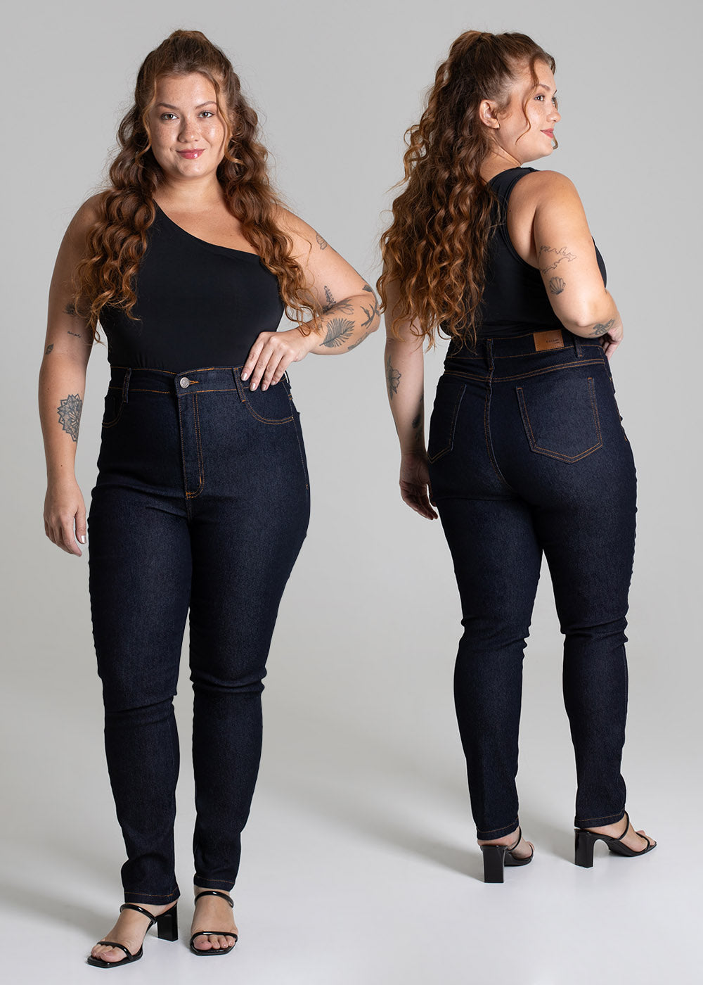 Calça Jeans Sawary Plus Size - 279440 AZUL