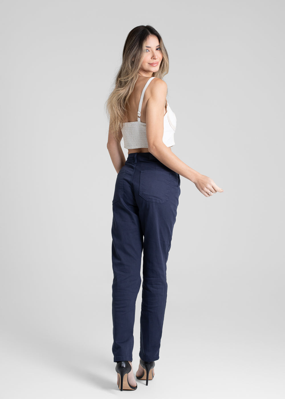 Calça Sarja Sawary Reta - 279827 AZUL