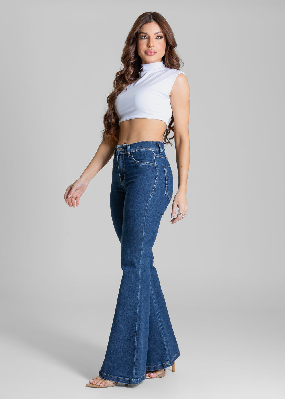 Calça Jeans Sawary Flare - 279901 AZUL