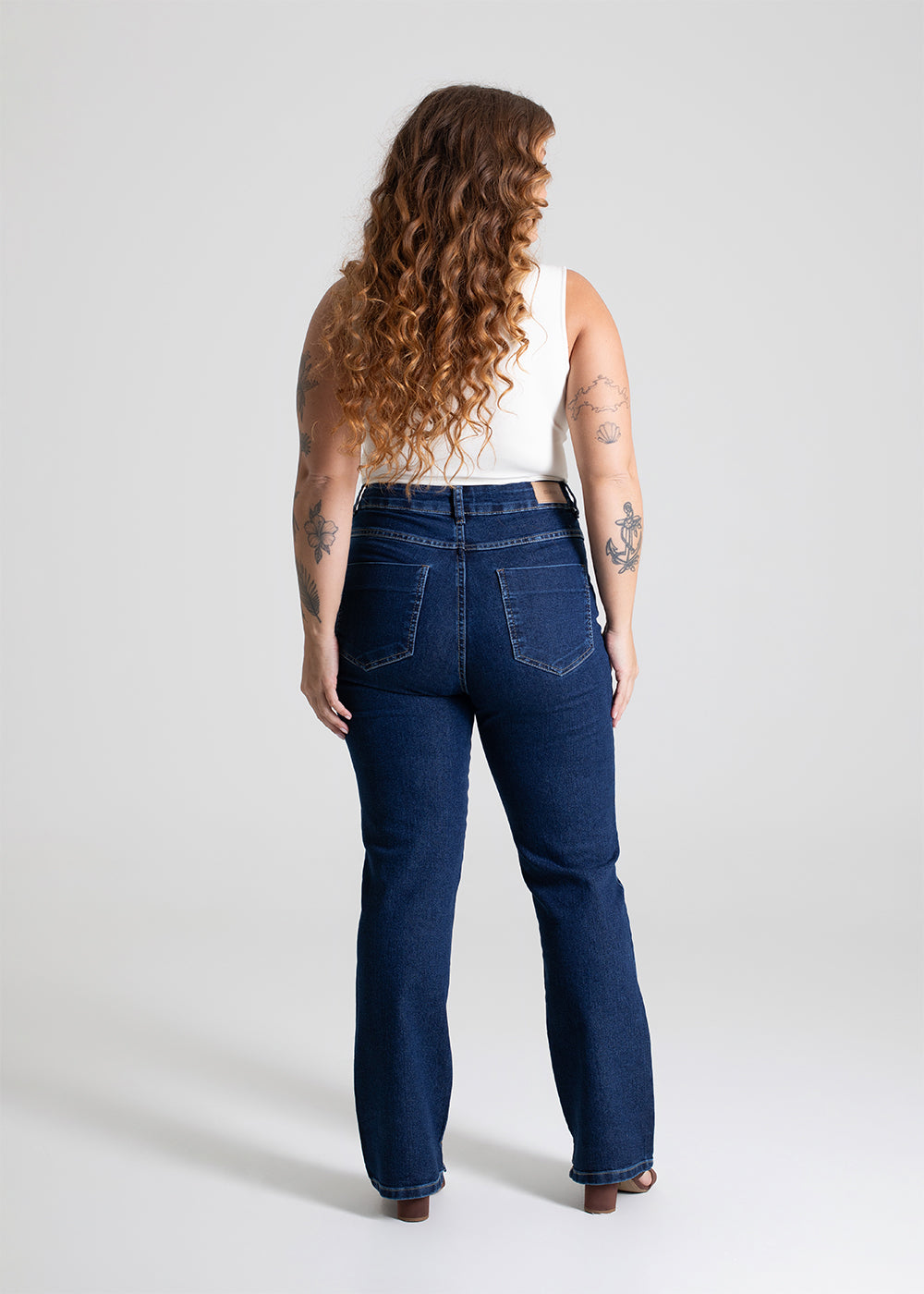 Calça Jeans Sawary Reta Plus Size - 280005 AZUL
