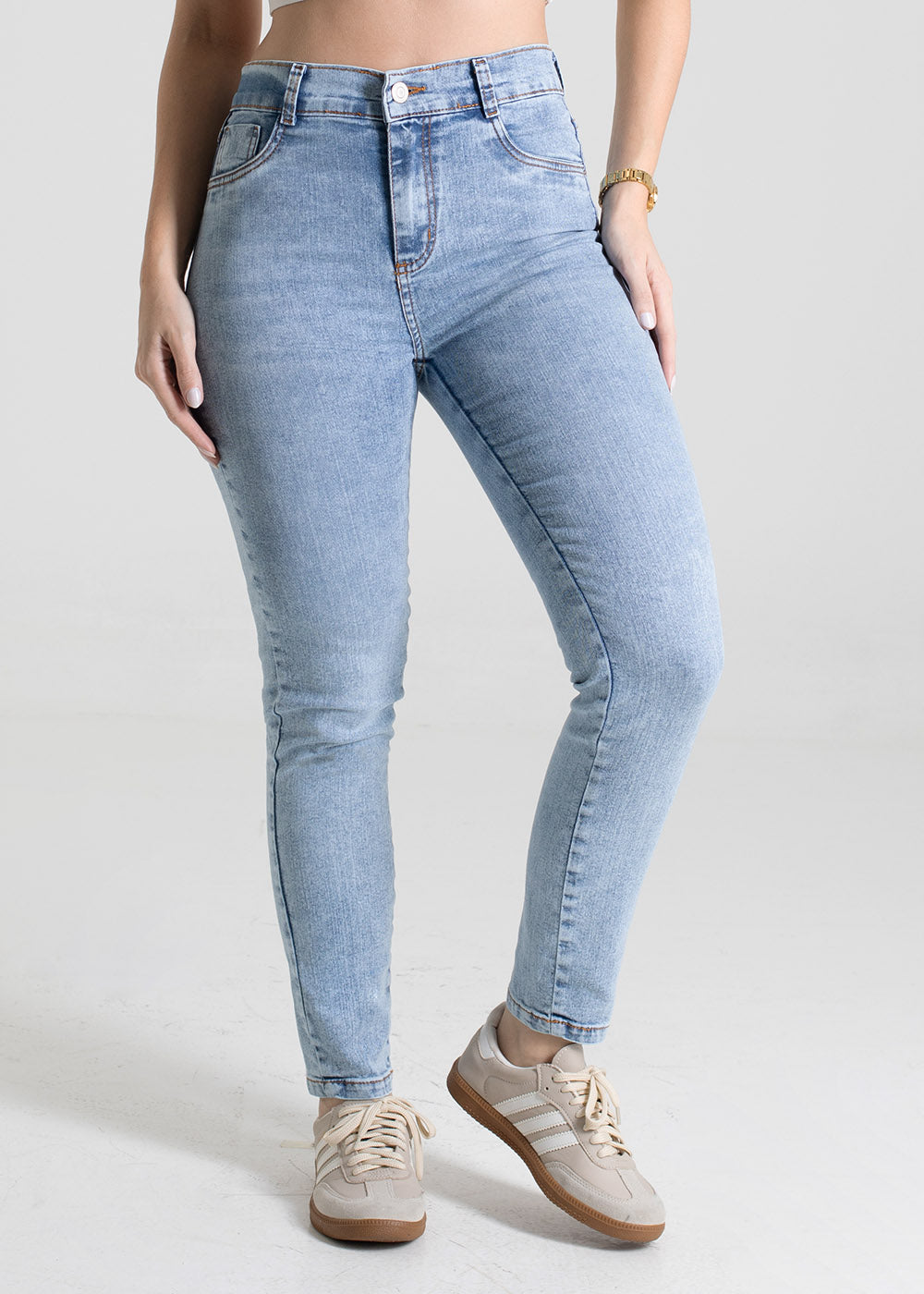Calça Jeans Sawary Cigarrete - 280109 AZUL