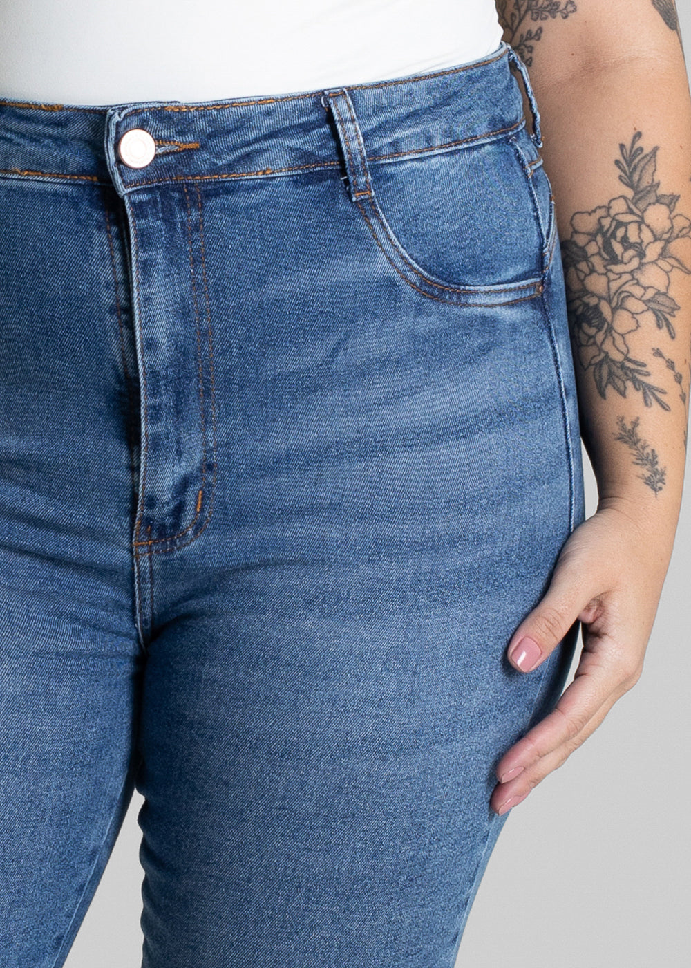 Calça Jeans Sawary Plus Size - 280181 AZUL