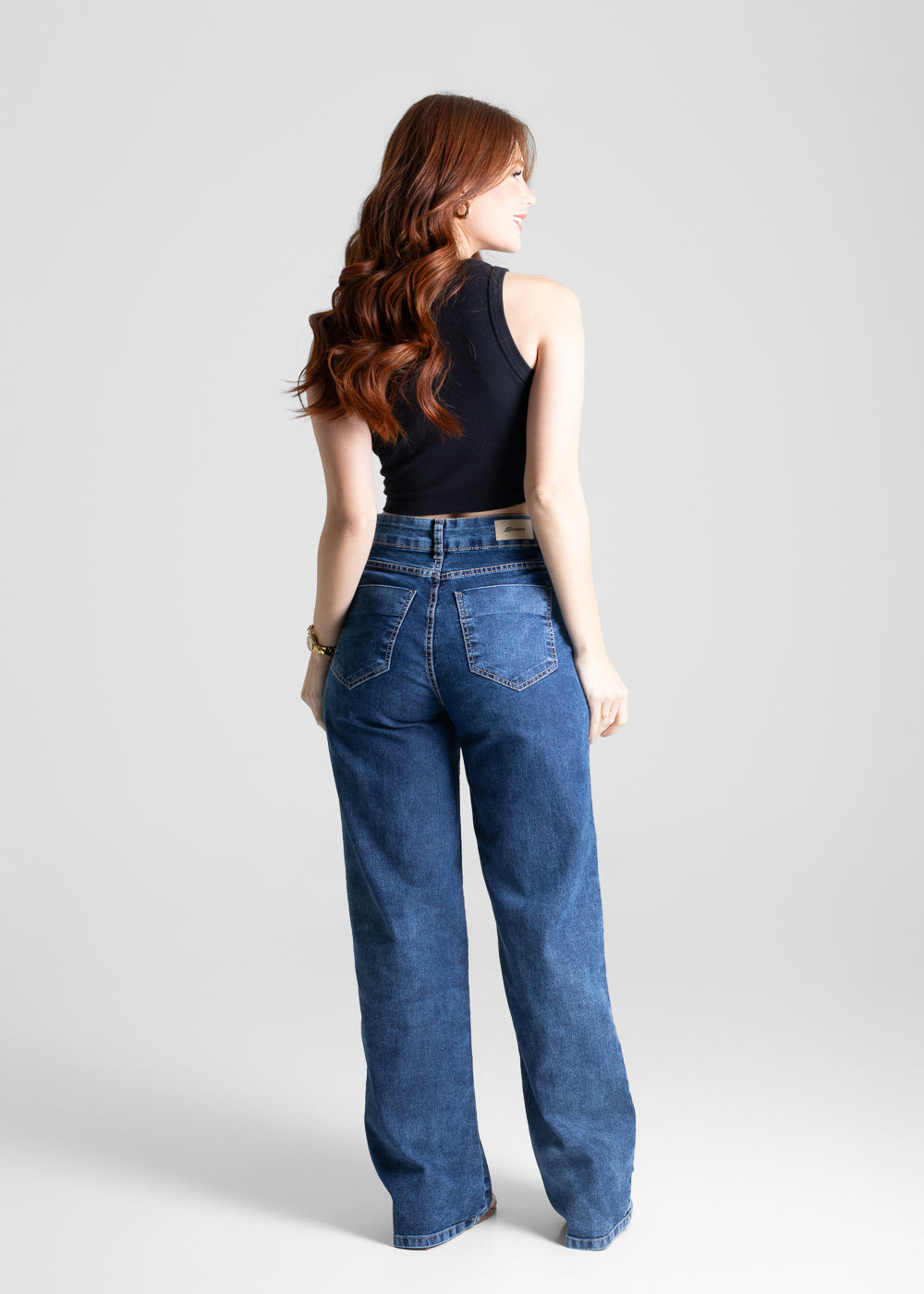 Calça Jeans Sawary Wide Leg - 280267 AZUL