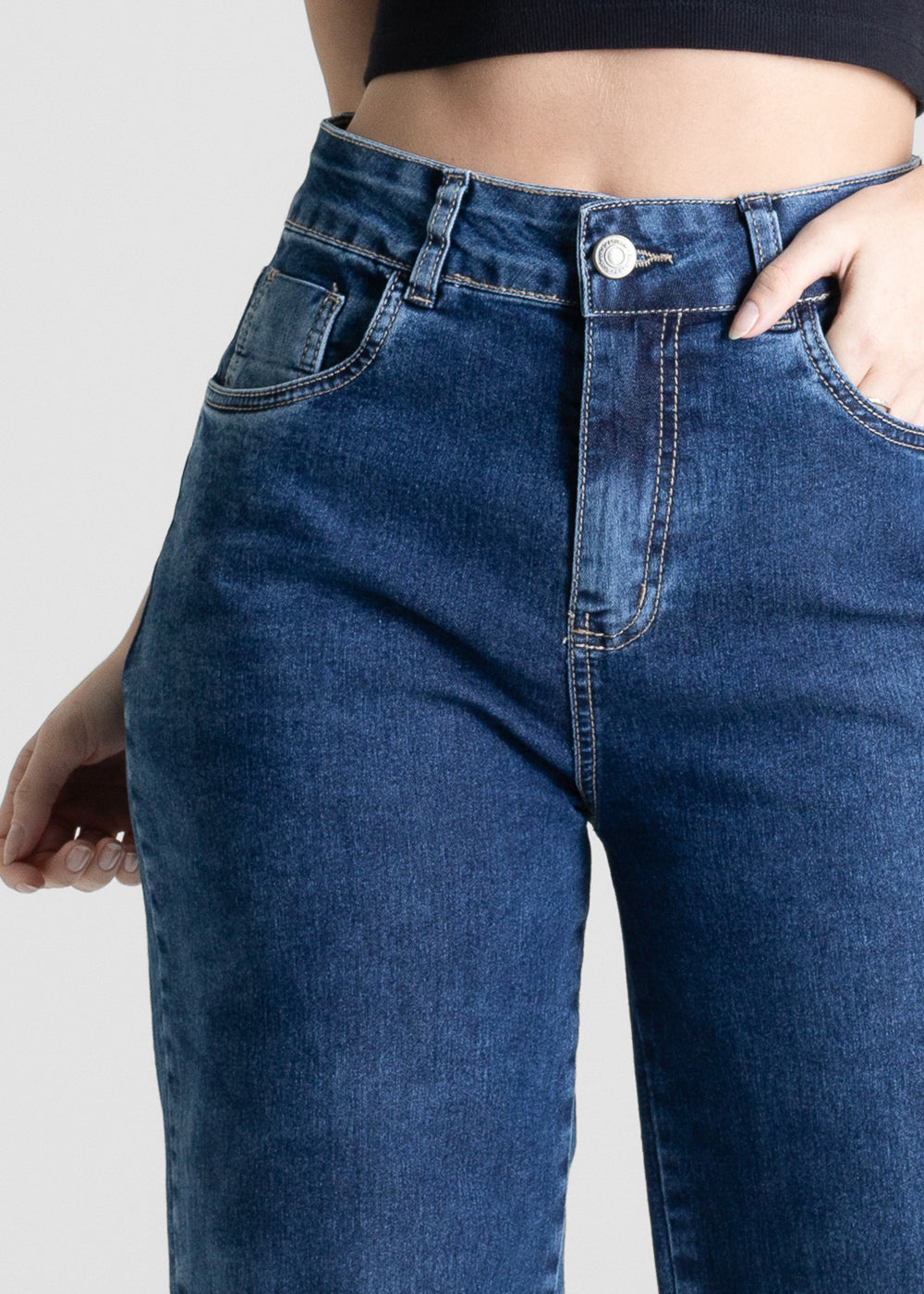 Calça Jeans Sawary Wide Leg - 280267 AZUL