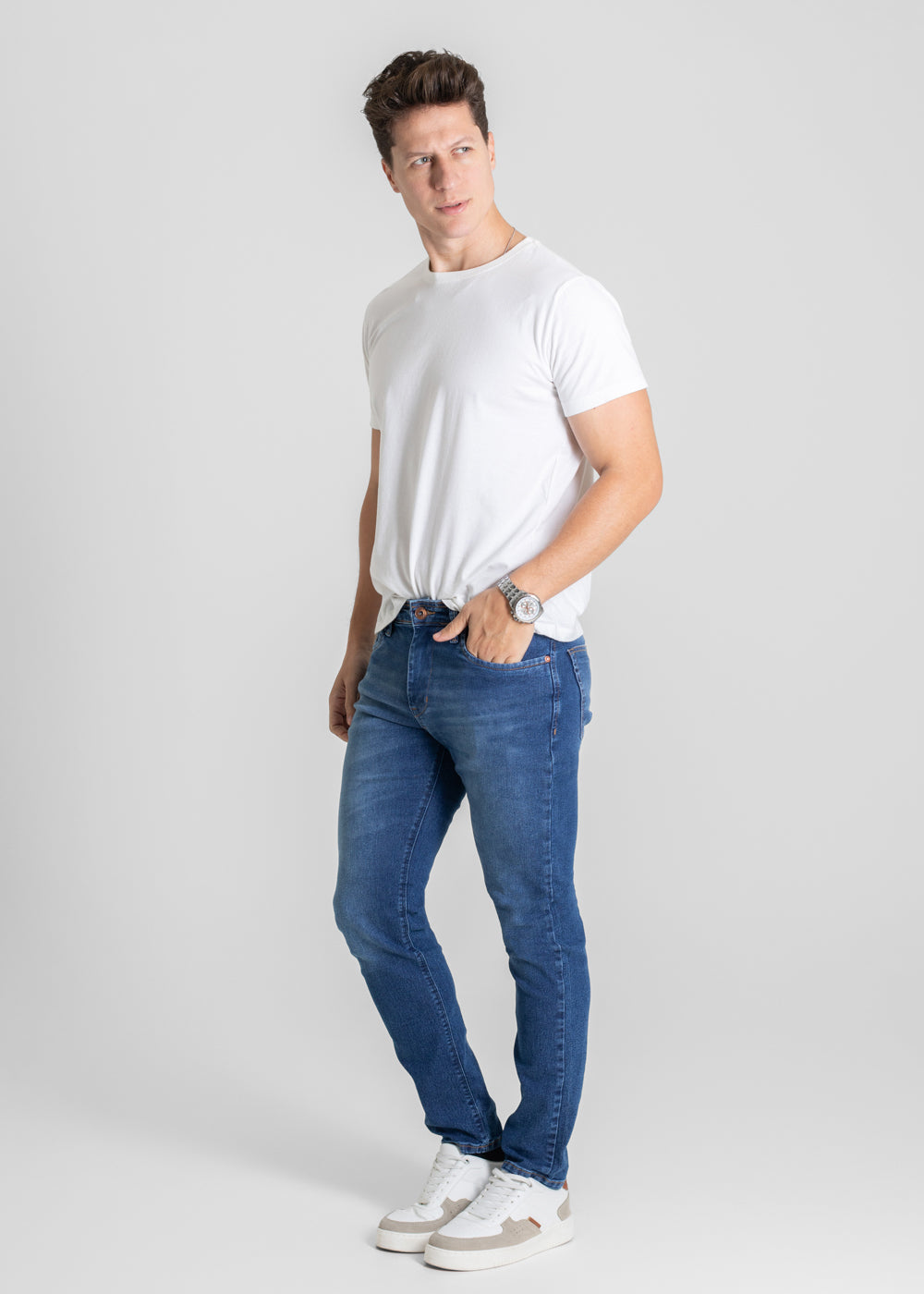 Calça Jeans Sawary Slim - 280287 AZUL