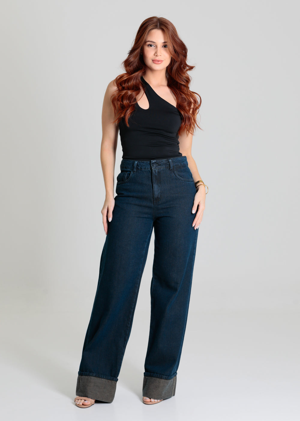 Calça Jeans Sawary Wide Leg - 280364 AZUL