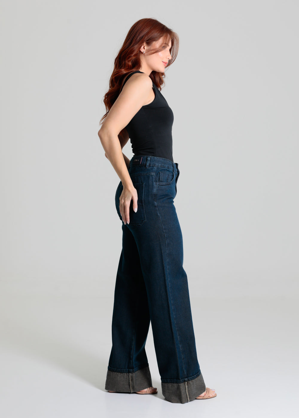 Calça Jeans Sawary Wide Leg - 280364 AZUL
