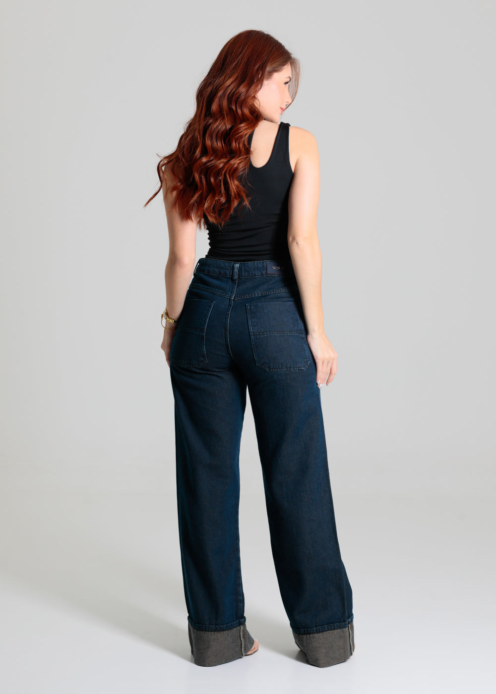 Calça Jeans Sawary Wide Leg - 280364 AZUL
