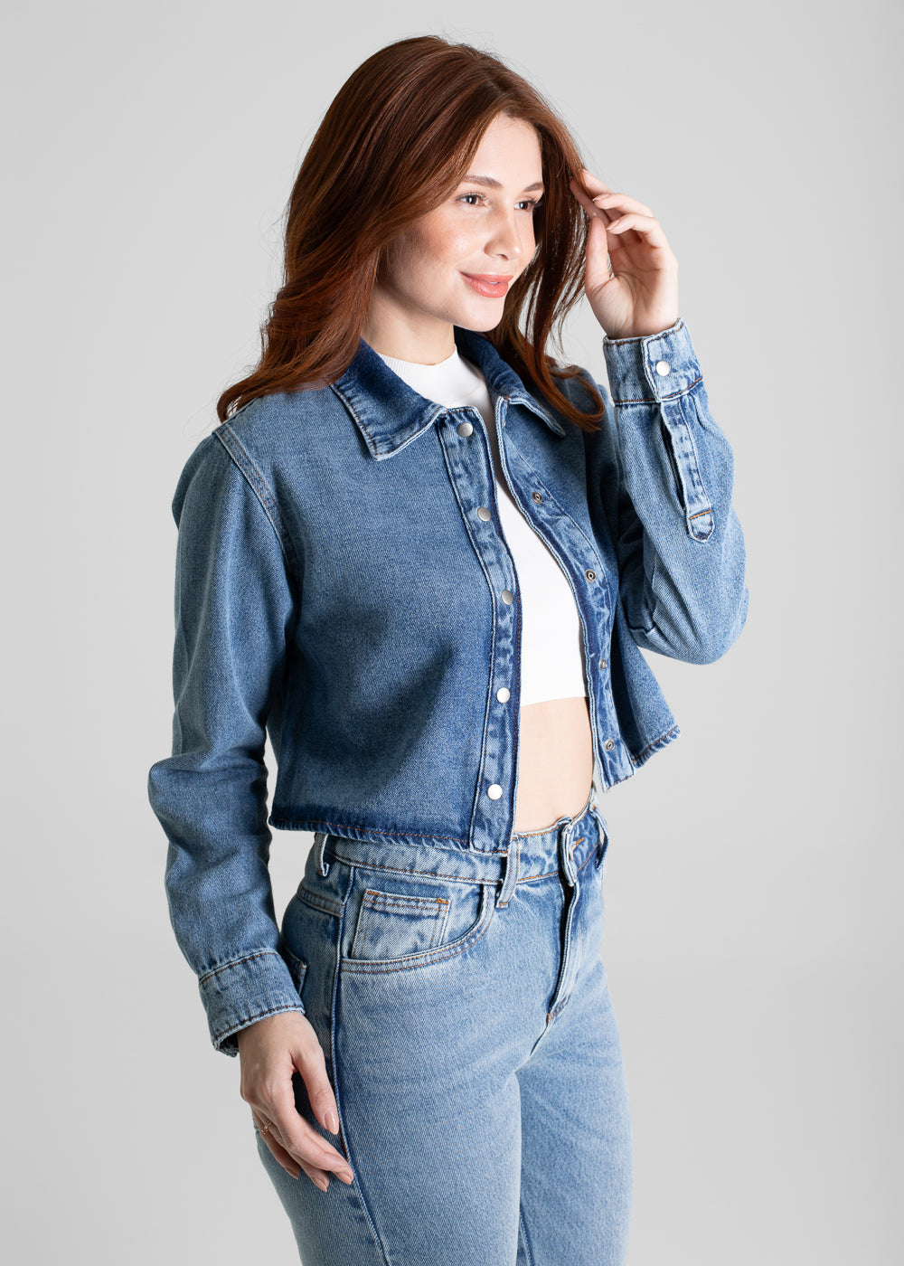 Jaqueta Jeans Sawary - 280370
 AZUL