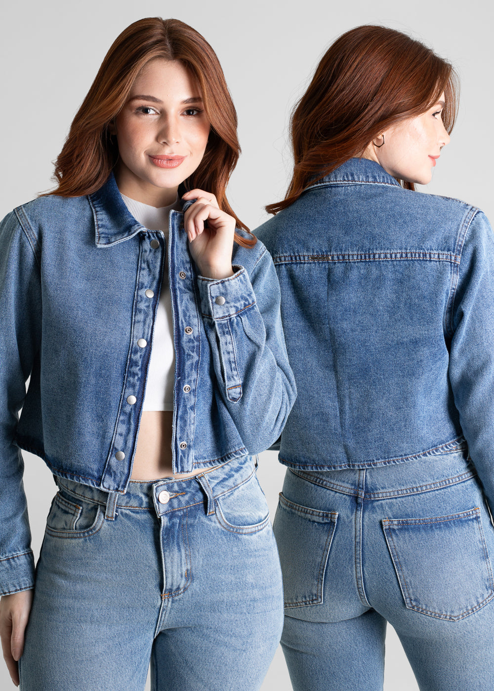 Jaqueta Jeans Sawary - 280370
 AZUL