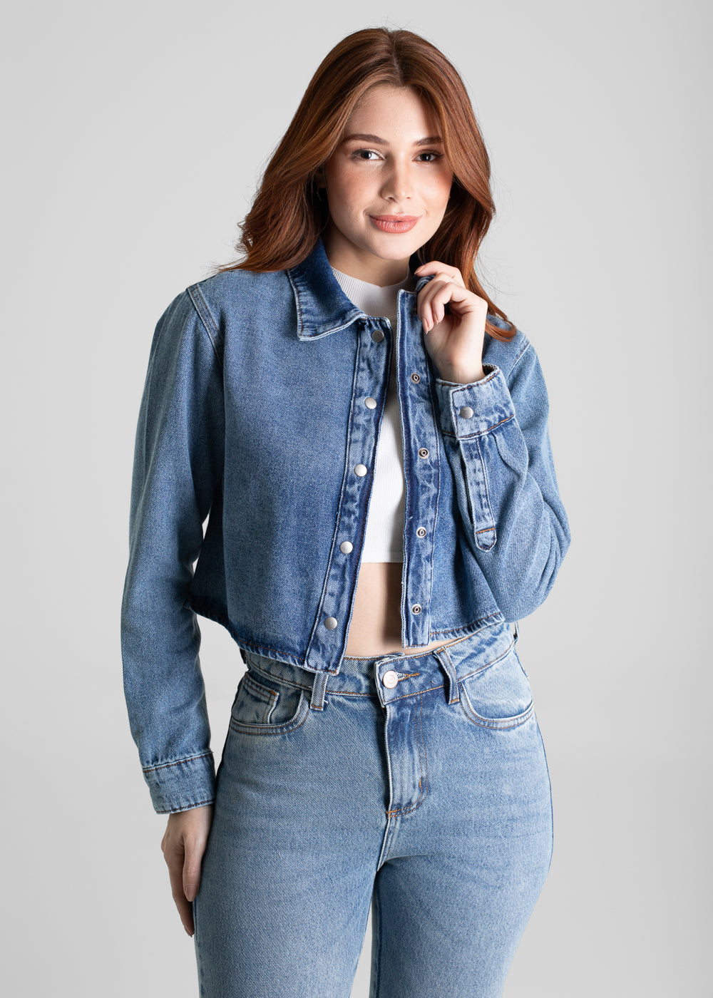 Jaqueta Jeans Sawary - 280370
 AZUL