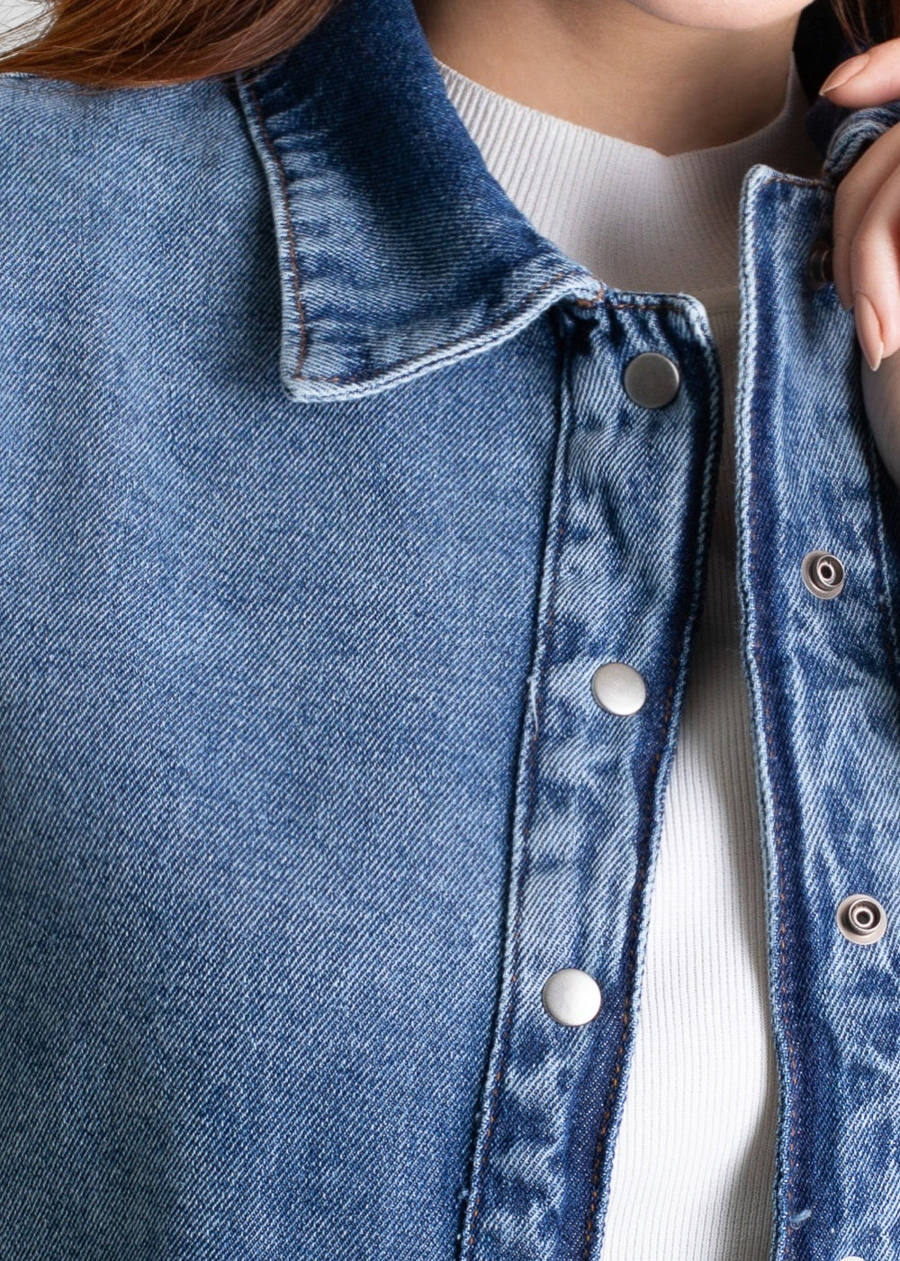 Jaqueta Jeans Sawary - 280370
 AZUL