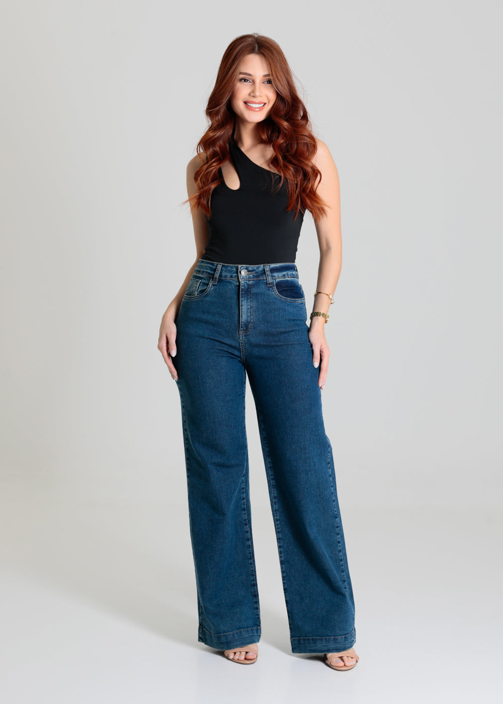 Calça Jeans Sawary Wide Leg - 280372 AZUL