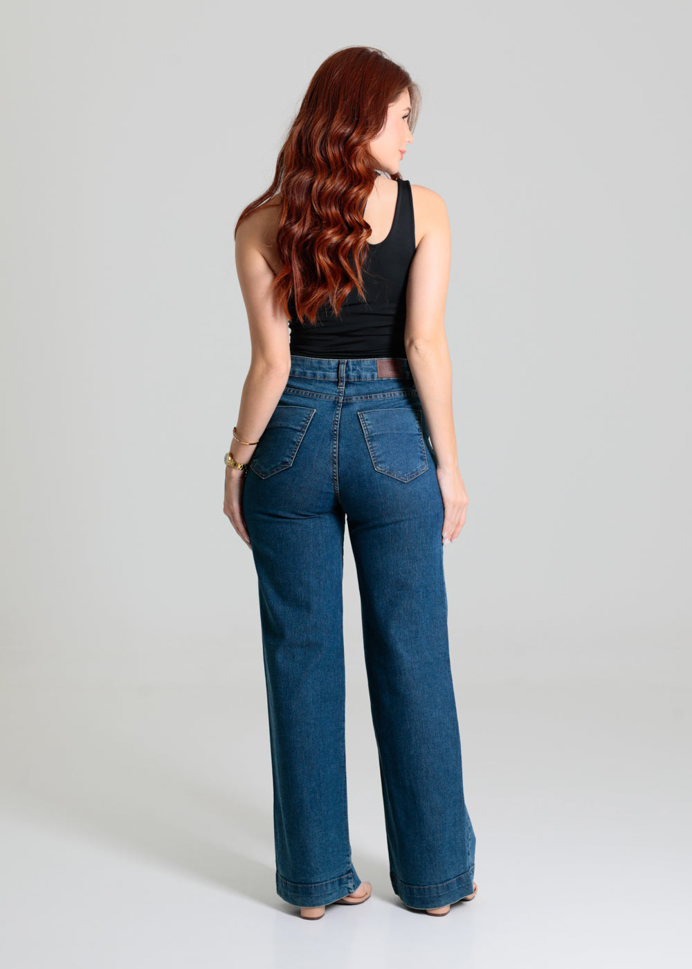 Calça Jeans Sawary Wide Leg - 280372 AZUL