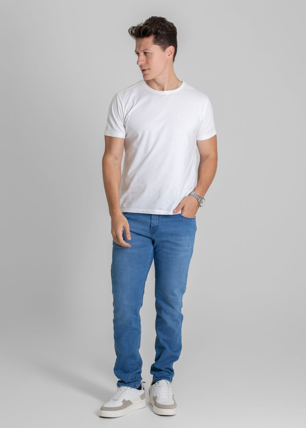 Calça Jeans Sawary Slim - 280377 AZUL