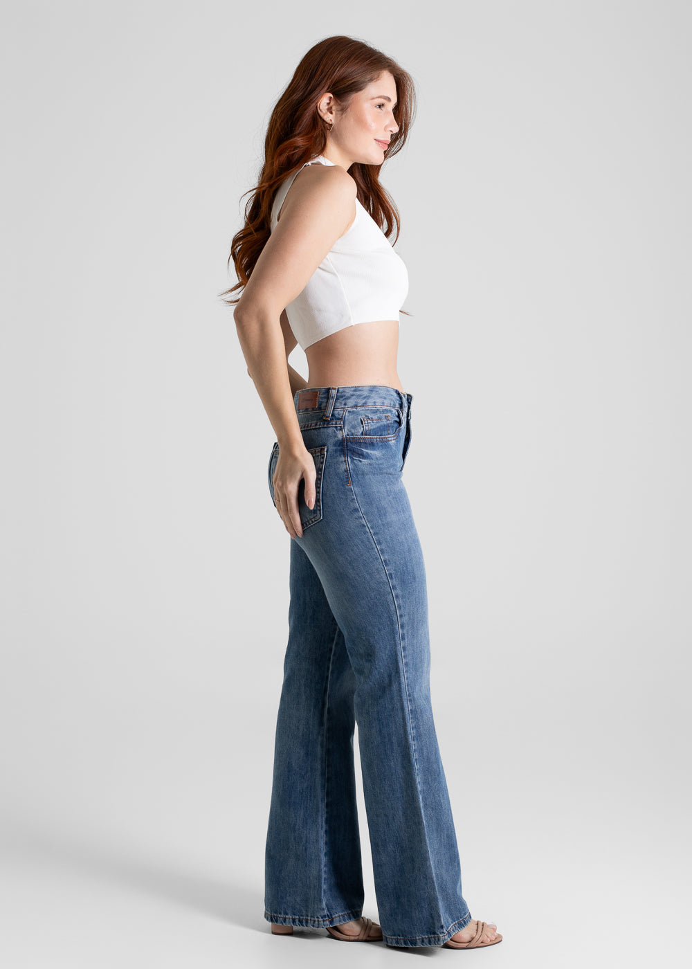 Calça Jeans Sawary Boot Cut - 280455 AZUL