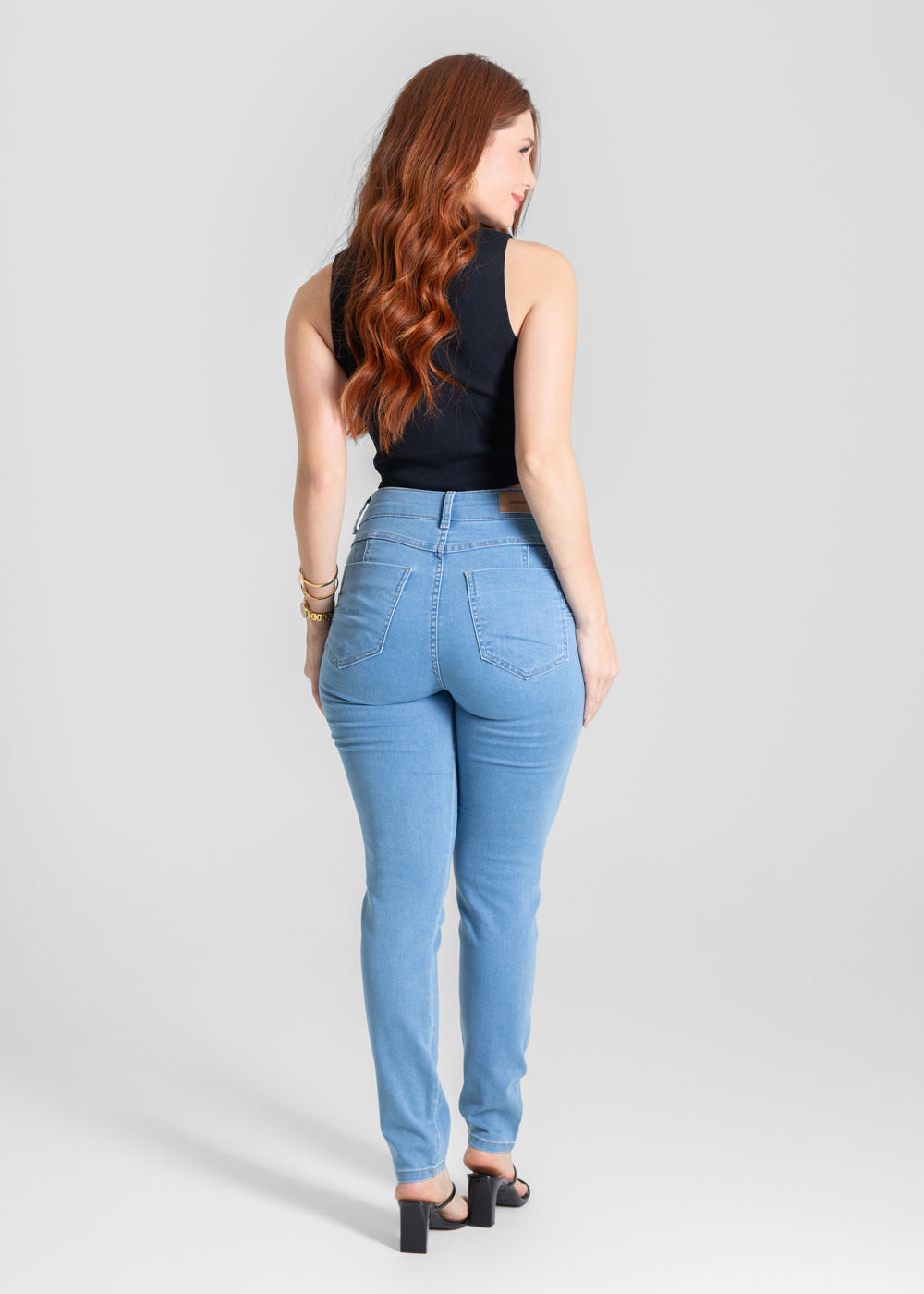 Calça Jeans Sawary Levanta Bumbum - 280617 AZUL