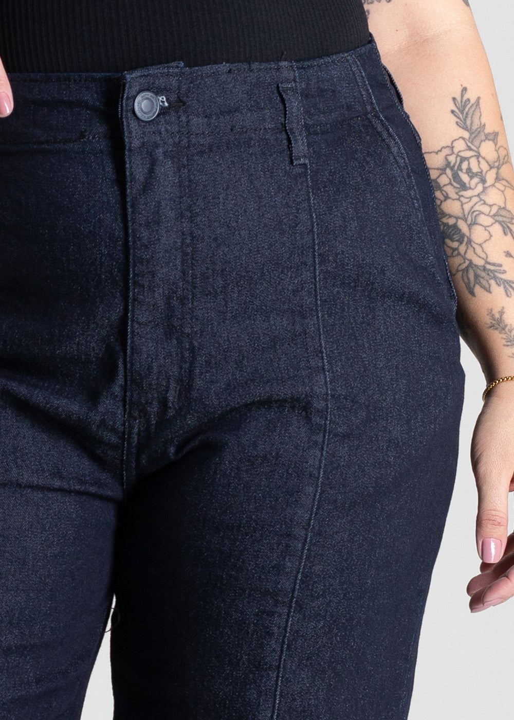 Calça Jeans Sawary Wide Leg Plus Size - 280630 AZUL