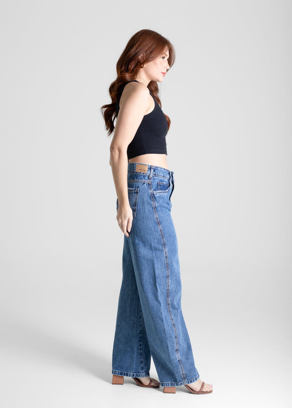 Calça Jeans Sawary Barrel - 280637 AZUL
