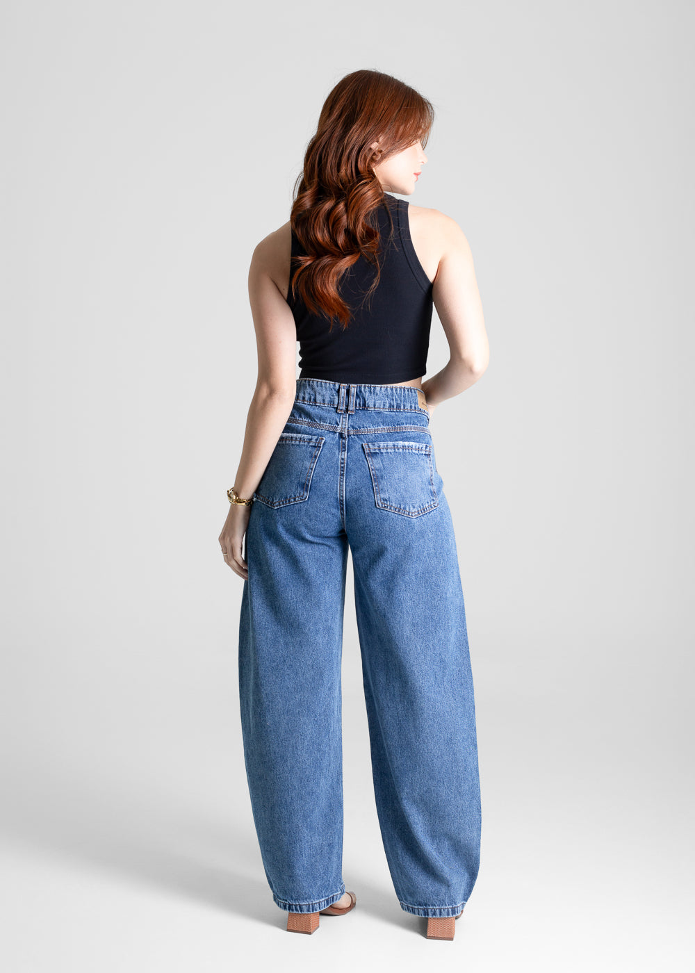 Calça Jeans Sawary Barrel - 280637 AZUL