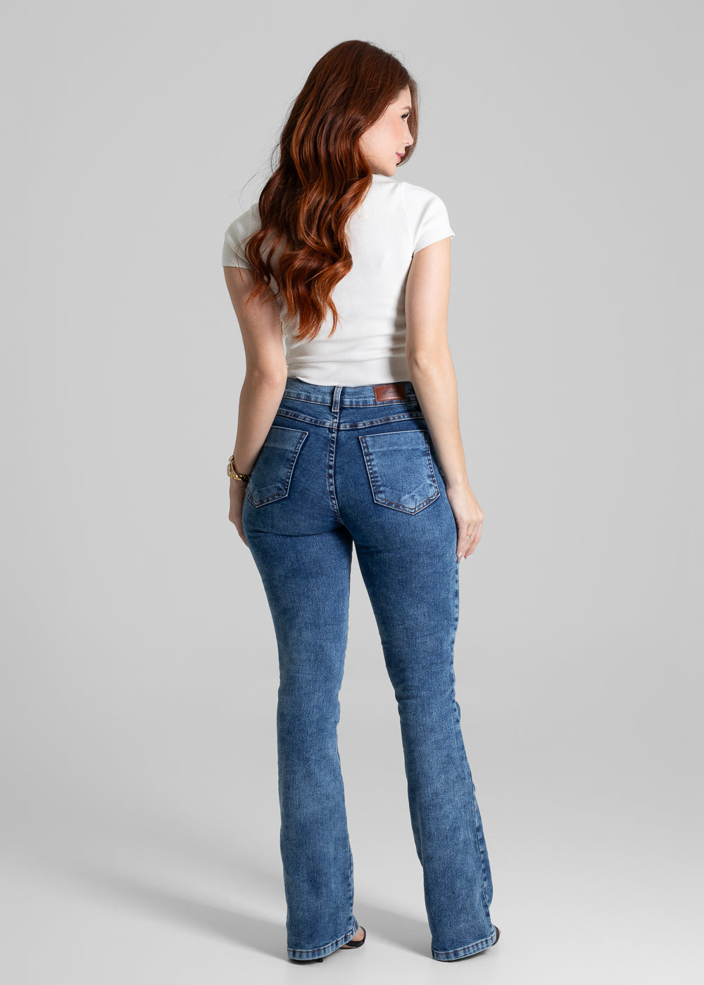 Calça Jeans Sawary Boot Cut - 280695 AZUL