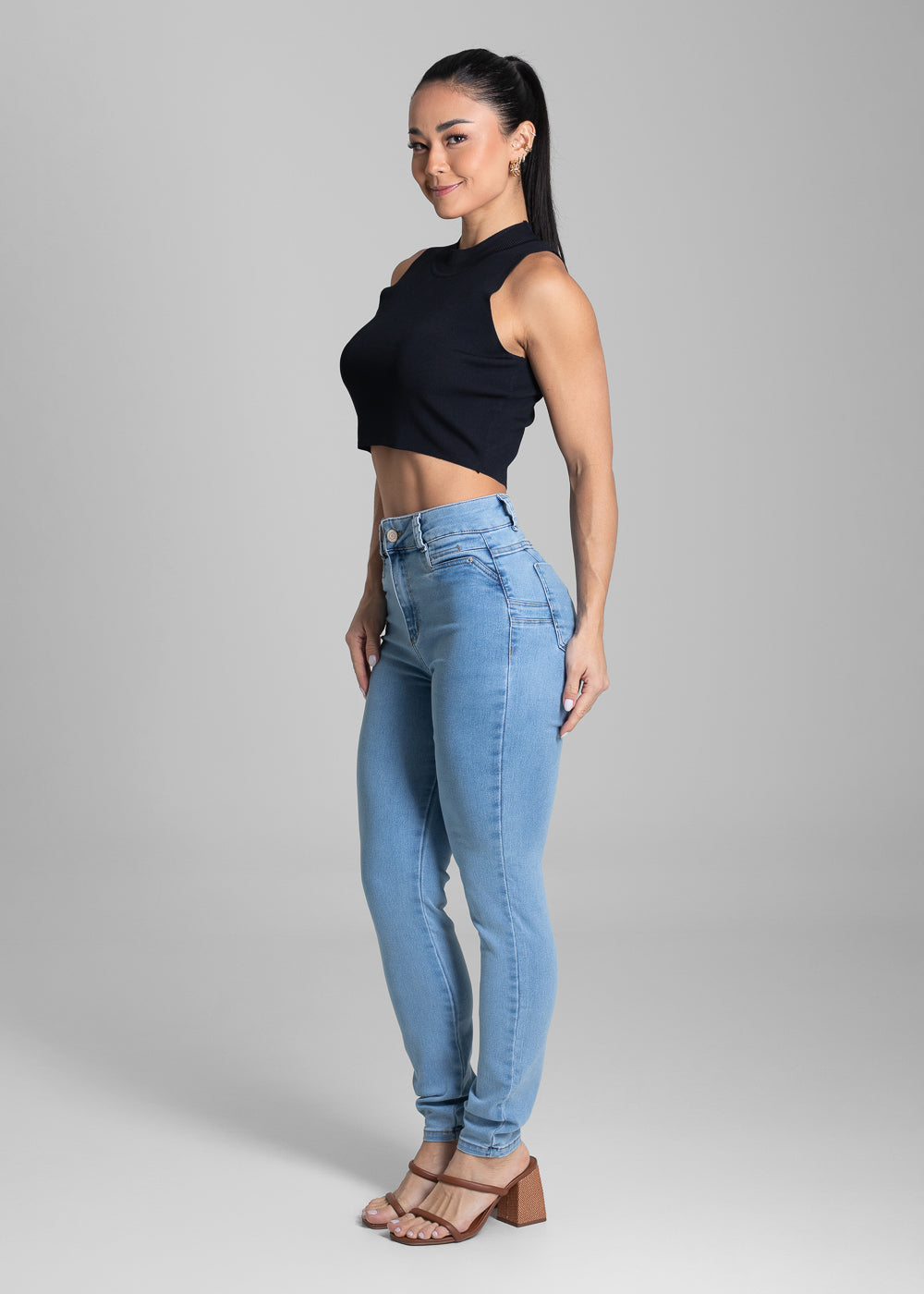 Calça Jeans Sawary Levanta Bumbum - 280699 AZUL