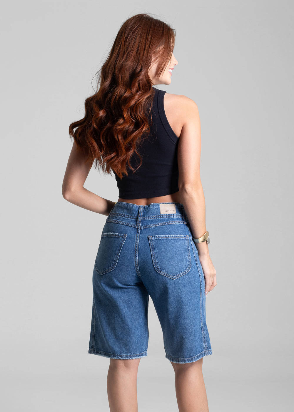 Bermuda Jeans Sawary - 280739 AZUL