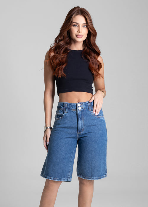 Bermuda Jeans Sawary - 280739 AZUL