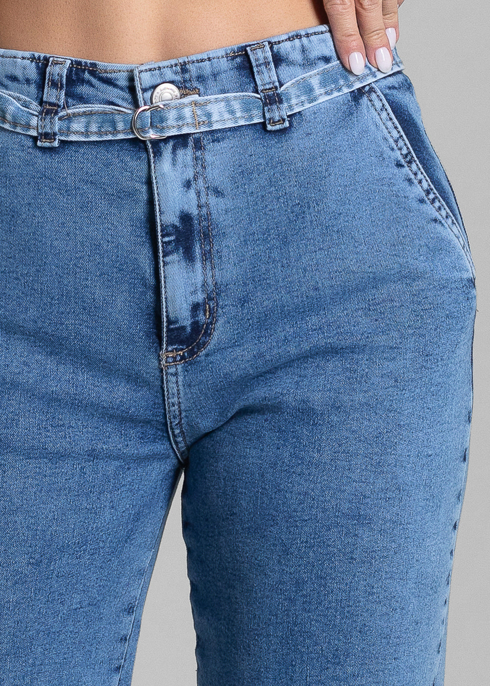 Calça Jeans Sawary Wide Leg - 280779 AZUL