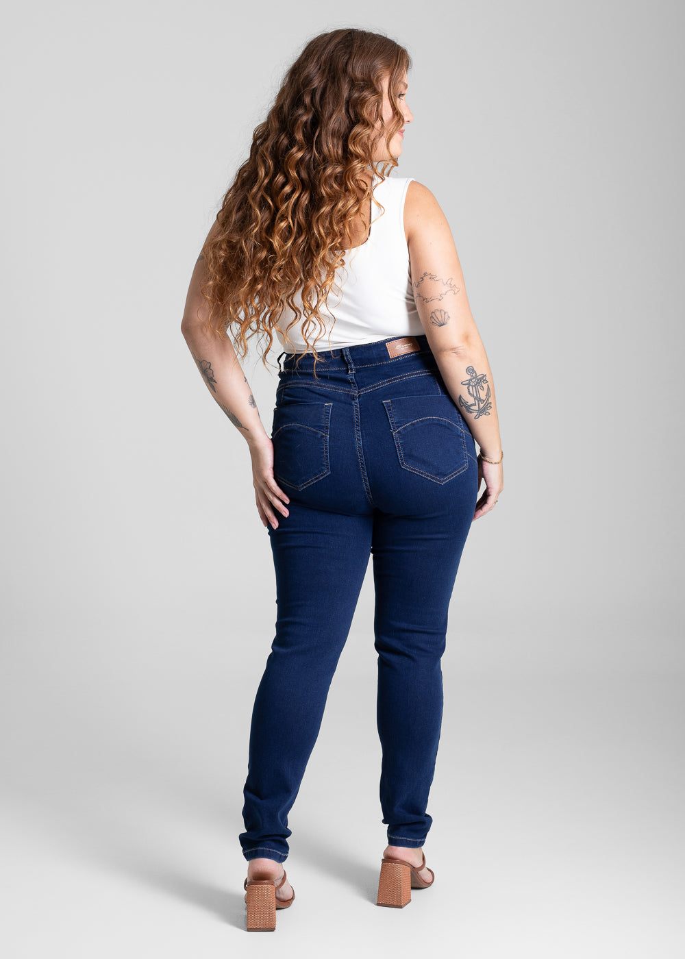 Calça Jeans Sawary Plus Size - 280801 AZUL