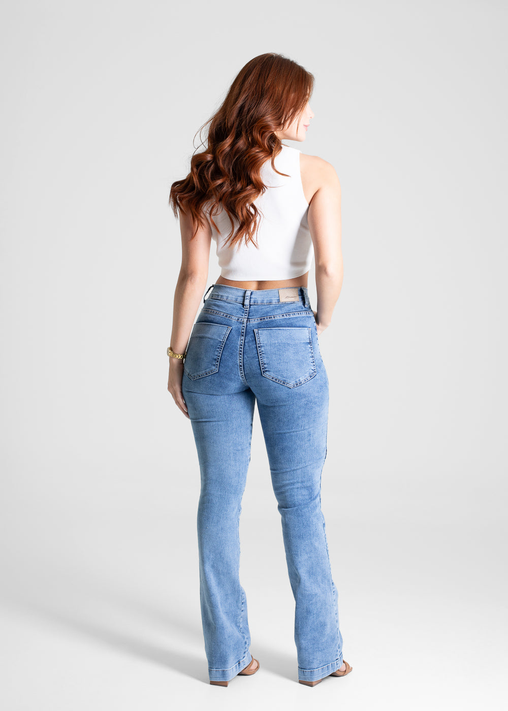 Calça Jeans Sawary Boot Cut - 280803 AZUL