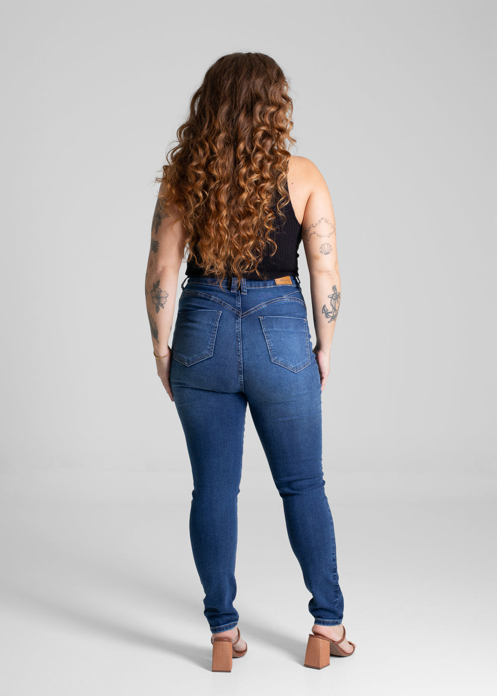 Calça Jeans Sawary Cigarrete Plus Size - 280811 AZUL