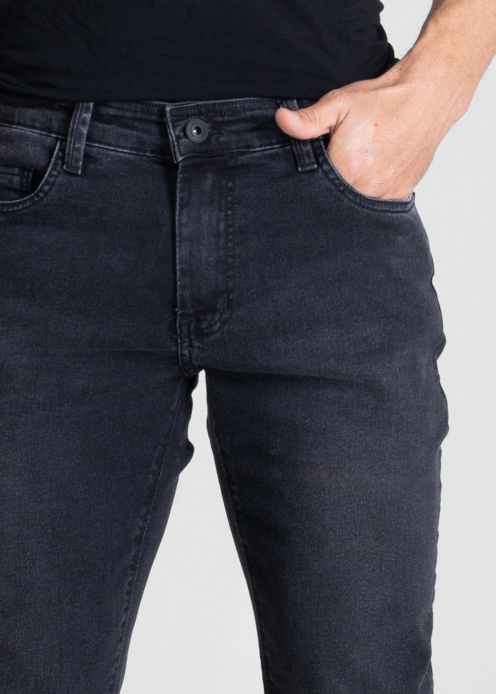 Calça Jeans Sawary Slim - 280825 PRETO