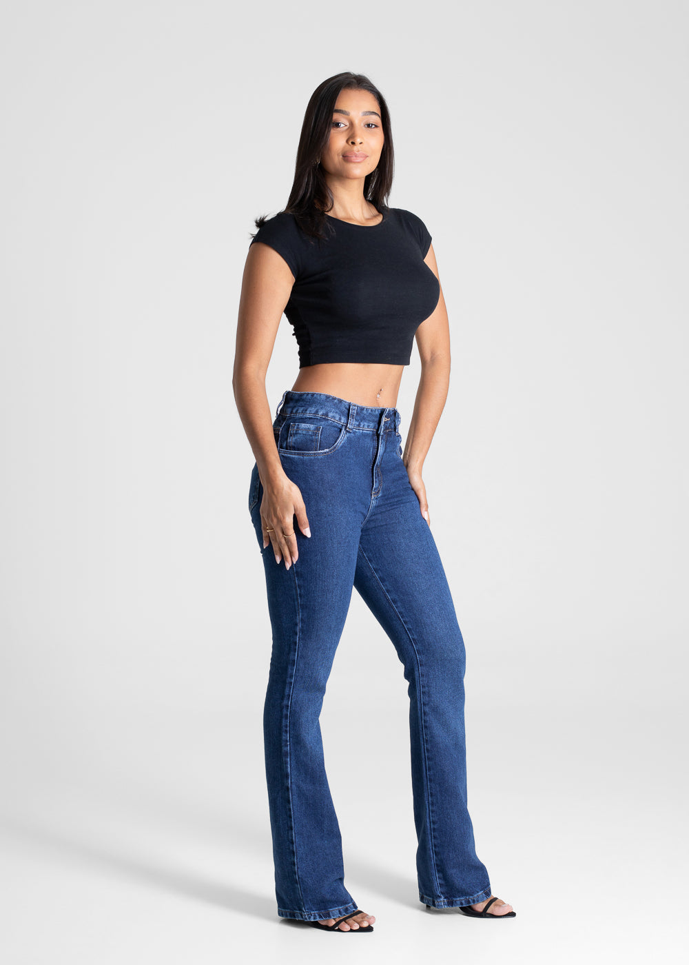 Calça Jeans Sawary Boot Cut - 280887 AZUL