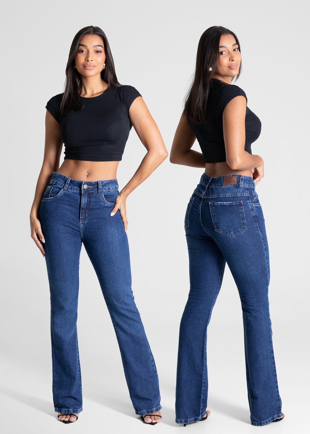 Calça Jeans Sawary Boot Cut - 280887 AZUL