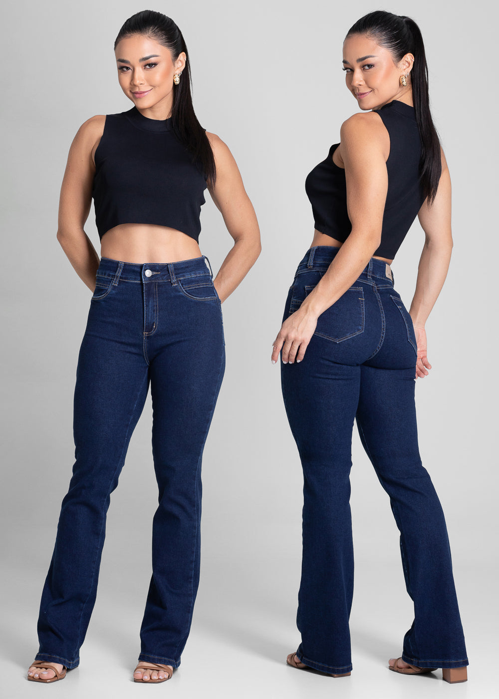 Calça Jeans Sawary Levanta Bumbum - 280918 AZUL
