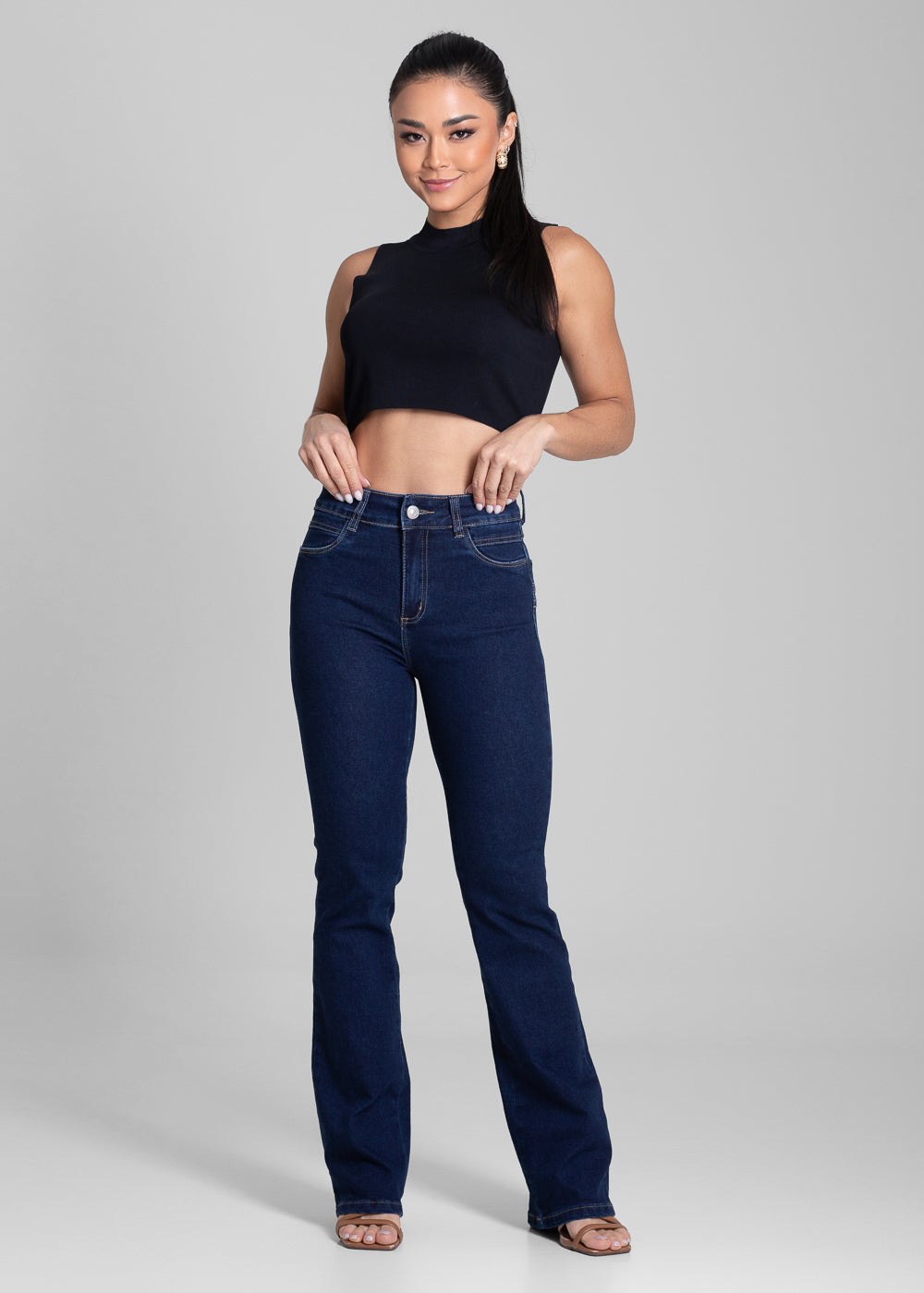 Calça Jeans Sawary Levanta Bumbum - 280918 AZUL
