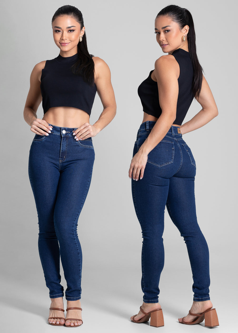 Calça Jeans Sawary Levanta Bumbum - 280921 AZUL