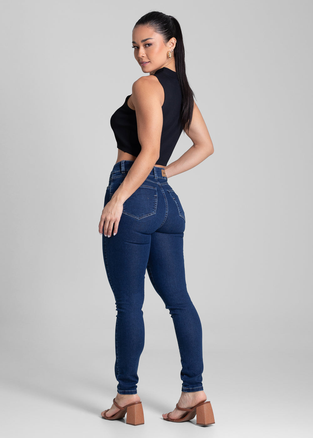Calça Jeans Sawary Levanta Bumbum - 280921 AZUL