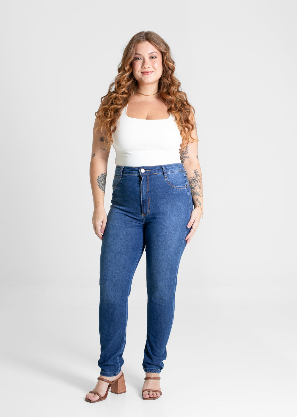 Calça Jeans Sawary Plus Size - 280946 AZUL