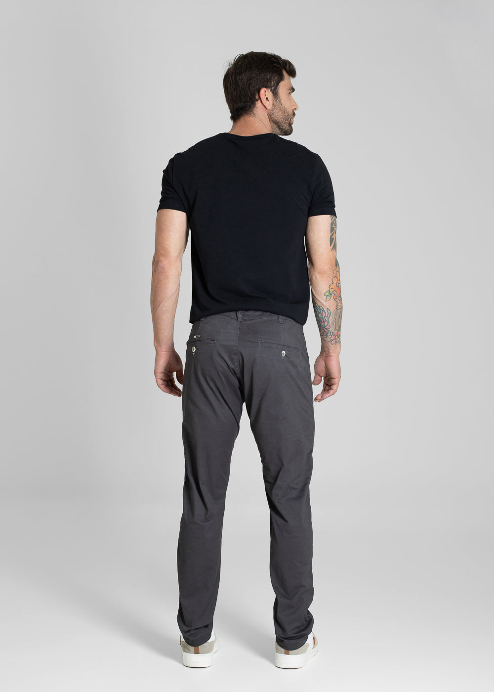 Calça Sarja Sawary Slim - 280954 CINZA