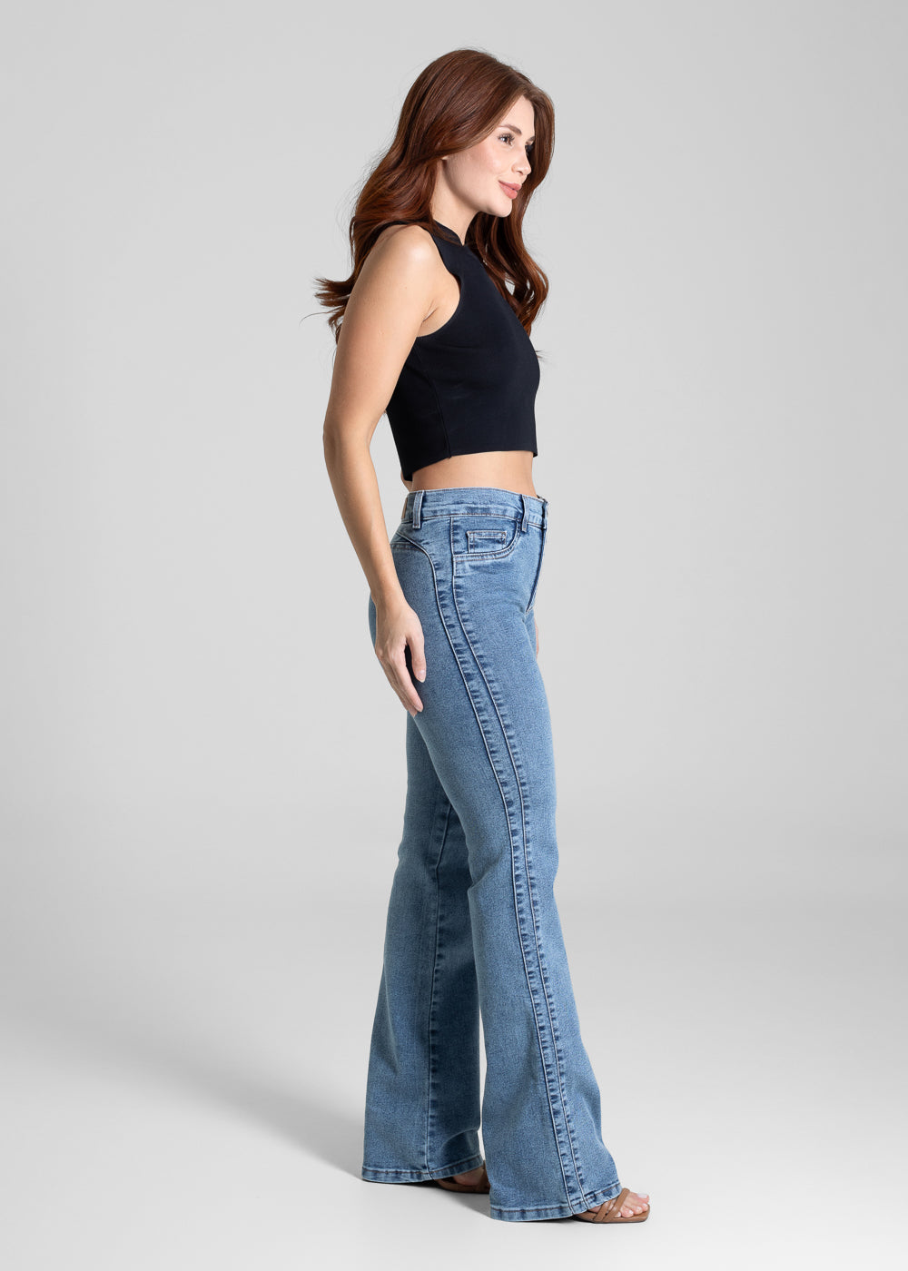 Calça Jeans Sawary Boot Cut - 280977 AZUL