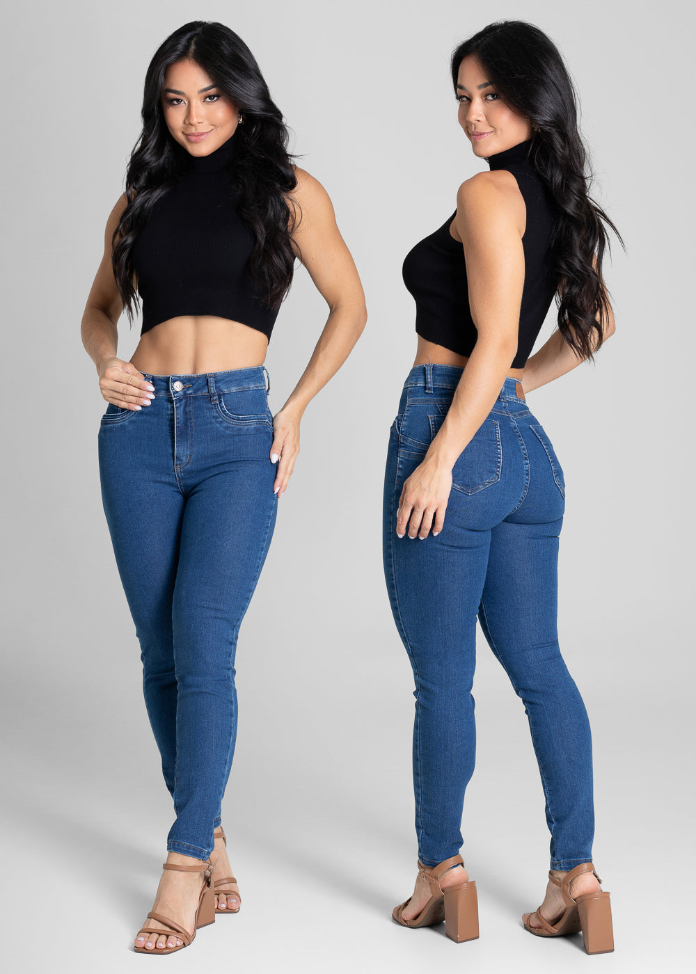 Calça Jeans Sawary Levanta Bumbum - 280983 AZUL