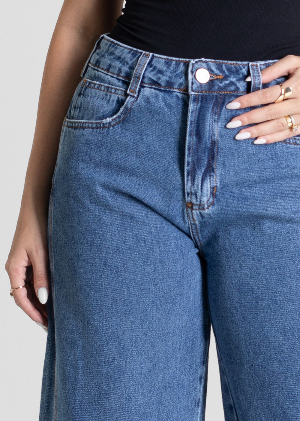 Calça Jeans Sawary Barrel - 281026 AZUL