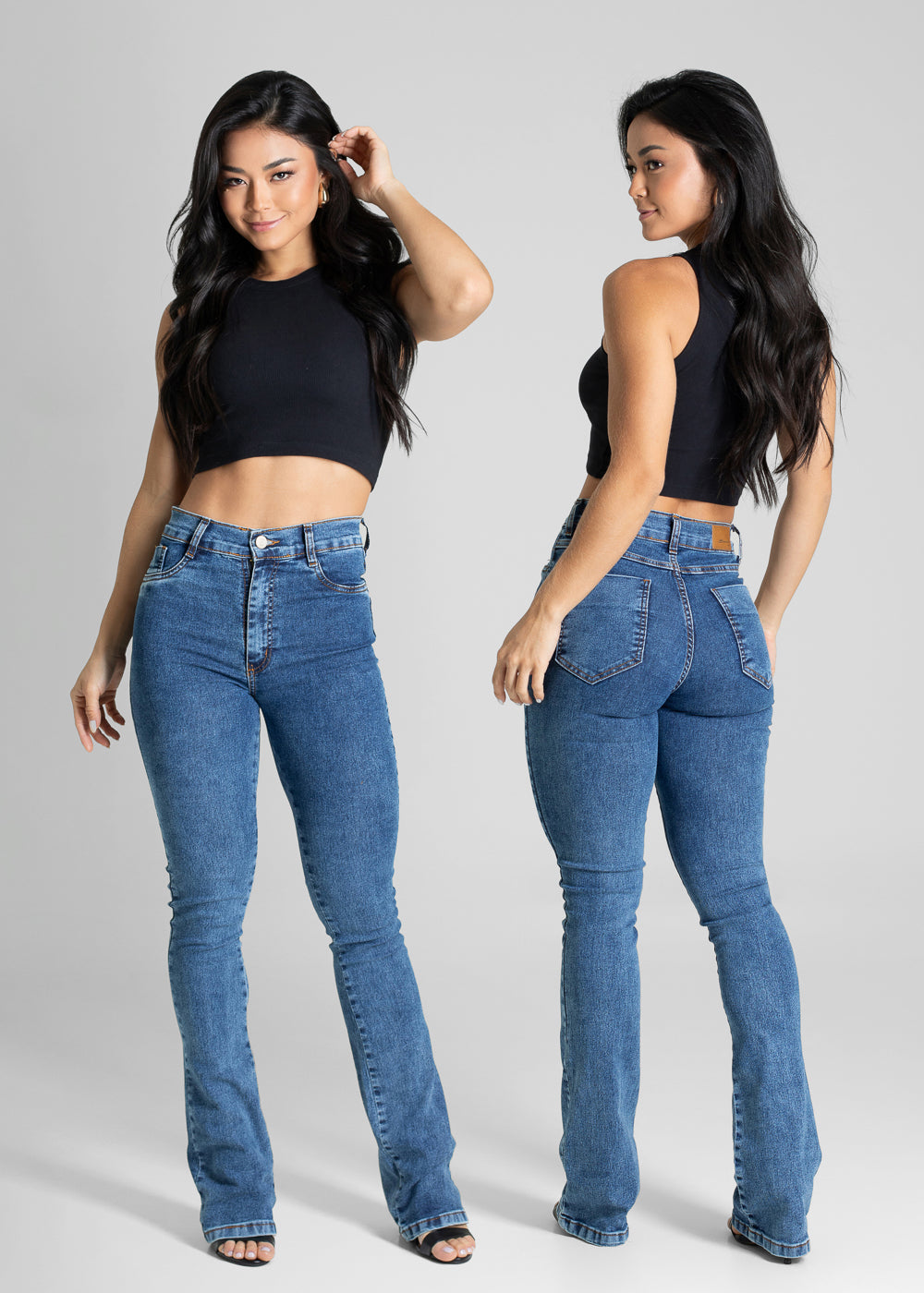 Calça Jeans Sawary Boot Cut - 281052 AZUL